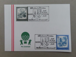 Österreich Pro Juventute - Mit Sonderstempel 21. 8. 1983 St. Aegyd Am Neuwald, Markt, 2. Briefmarken Werbeschau (Nr.854) - Otros & Sin Clasificación