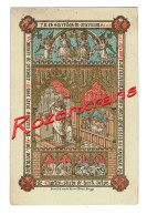 Litho Van De Vyvere Petyt Lodewijk Vanneygen Priesterwijding 1887 Brugge Goldprint Gouddruk Image Pieuse Holy Card - Santini