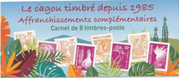 Nouvelle Calédonie 2023 Carnet Cagou De Timbres Pour Affranchissement Complémentaire - Booklets