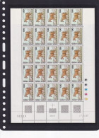 G018 Andorra 1987 Nature Protection Horse Stamps Full Sheet - Nuevos