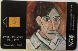 Czech Republic 80 Units Chip Card - National Gallery - Picasso - Tsjechië