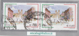 USATI ITALIA 2009 - Ref.1111 "ROMA CAPITALE" 1 Val. In Coppia - - 2001-10: Usati