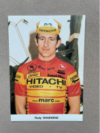 Fotokaart - DHAENENS Rudy / Hitachi-Marc / 1987 - Cyclisme