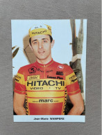 Fotokaart - WAMPERS Jean-Marie / Hitachi-Marc / 1987 - Cyclisme