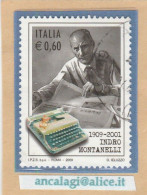 USATI ITALIA 2009 - Ref.1112 "INDRO MONTANELLI" 1 Val. - - 2001-10: Afgestempeld