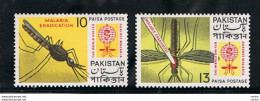 PAKISTAN:  1962  PALUDYSM  -  KOMPLET  SET  2  UNUSED  STAMPS  -  YV/TELL. 159/60 - Pakistan