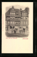 AK Halberstadt, Altes Haus Am Holzmarkt  - Halberstadt