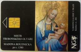 Czech Republic 120 Units Chip Card - National Gallery - Madona From Roudnice - República Checa