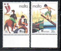 MALTA 1981 EUROPA CEPT UNITA COMPLETE SET SERIE COMPLETA MNH - Malte