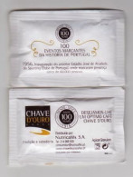 Sachet De Sucre, Sugar Portugal " CHAVE D'OURO " Histoire Année 1956 (scan Recto-verso) [S270]_Di424 - Sucres