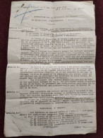 Document 3 Pages Instructions Sur La Délivrance Du Mécanicien D'aéronautique Aviation WW1 - Documentos