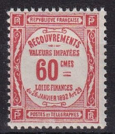 France Taxe N°48 - Neuf ** Sans Charnière - TB - 1859-1959 Postfris