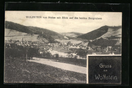 AK Wolfstein / Lautertal, Ortsansicht Von Süden Mit Blick Auf Die Burgruinen  - Autres & Non Classés