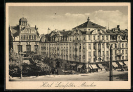 AK München, Hotel Leinfelder Am Lenbach Und Karlsplatz, Inh. Hans Schwarz  - Muenchen