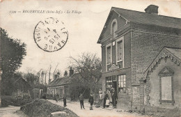FRANCE - Rogerville - Le Village - Coll Davide E Mellet éditeur Harfleur - Restaurateur - Animé - Carte Postale Ancienne - Autres & Non Classés