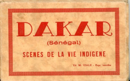 17 Alte CPA Dakar Senegal, Zusammenhängend Im Passenden Heft, Diverse Ansichten - Senegal