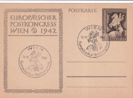 G018 Austria German Empire 1942 Vienna Post Congress Postal Stationery - Autres & Non Classés