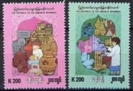 Myanmar 2020 Handicrafts Stamps 2v MNH - Myanmar (Birma 1948-...)