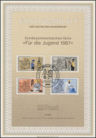 ETB 05/1987 Jugend, Handwerksberufe, Böttcher, Maler - 1° Giorno – FDC (foglietti)