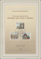 ETB 08/1986 Portale Und Tore, Elefantentor, Greifentor - 1er Día – FDC (hojas)