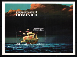 Dominica Block 89 Mit 860 Postfrisch Schifffahrt #GN309 - Dominica (1978-...)