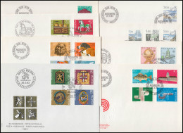 1242-1264 Schweiz-Jahrgang 1983 Komplett Auf Schmuck-FDC - Other & Unclassified