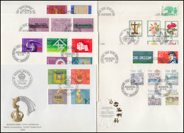 1214-1241 Schweiz-Jahrgang 1982 Komplett Auf Schmuck-FDC - Sonstige & Ohne Zuordnung