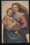 AK Detail Aus Sixtinische Madonna: Madonna Mit Christus Auf Dem Arm, Ungebraucht - Sonstige & Ohne Zuordnung