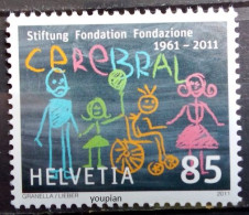 Switzerland 2011, 50 Years Of Cerebral, MNH Single Stamp - Ongebruikt