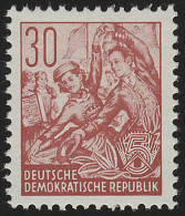 373 XII Fünfjahrplan 30 Pf Wz.2 XII ** - Unused Stamps