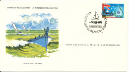 Cocos Keeling Islands FDC 3-9-1979 Inauguration Postal Service 1979 With Cachet - Isole Cocos (Keeling)