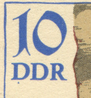 2884-2887 Siegel-Viererblock 1984 Mit PLF Auf 2885: Blauer Fleck Unter DDR, ** - Varietà E Curiosità