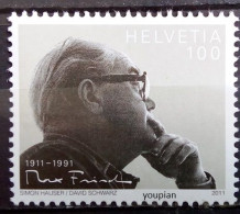 Switzerland 2011, 100th Birth Anniversary Of Max Frisch, MNH Single Stamp - Nuovi