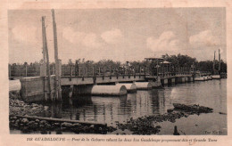 CPA - GUADELOUPE - Pont De La Gabare Reliant Les 2 îles ... Edition Boisel (§ TOP §) - Autres & Non Classés