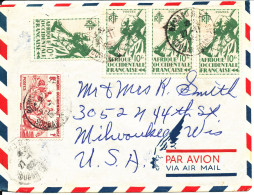 Afrique Occidentale Francaise Air Mail Cover Sent To USA Soudan Francaise - Covers & Documents