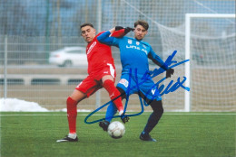 1)Autogramm Felix Huspek FC Blau-Weiß Linz 2018 BW Schlüßlberg Grieskirchen Wallern An Der Trattnach SV Austria Salzburg - Autographes