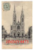 CPA - VIMOUTIERS (Orne) L'Eglise ( Place Bien Animée ) Edit. P. Bunel - Vimoutiers
