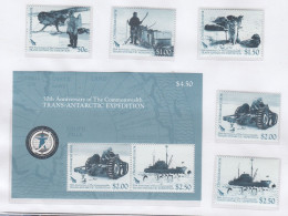 Ross Dependency 2007 Trans-Antarctic Expedition 5v + M/s ** Mnh (59610) - Nuevos