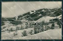 Modena Lama Mocogno La Santona Nevicata Foto Cartolina KV3053 - Modena