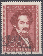 AUSTRIA 1950, MORITZ DAFFINGER (1790-1849), PAINTER, COMPLETE USED STAMP With GOOD QUALITY, - Used Stamps