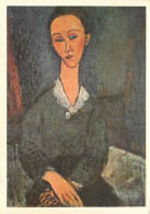 Art - Peinture - Amedeo Modigliani - Femme Au Col Blanc - Carte De La Loterie Nationale - Carte Neuve - CPM - Voir Scans - Malerei & Gemälde