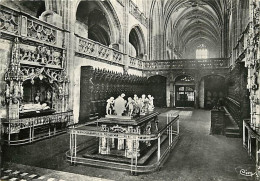 01 - Bourg En Bresse - Eglise De Brou - Ensemble Du Chœur - Les Trois Tombeaux : A Gauche : Marguerite De Bourbon - Au C - Brou - Iglesia