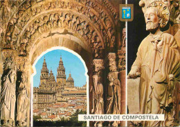 Espagne - Espana - Galicia - Santiago De Compostela - Catedral - Multivues - CPM - Voir Scans Recto-Verso - Santiago De Compostela