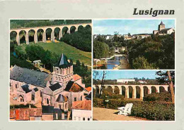 86 - Lusignan - Multivues - Flamme Postale De Poitiers - CPM - Voir Scans Recto-Verso - Lusignan