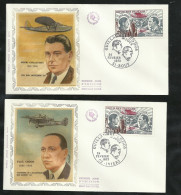 4 FDC Lettres Illustrées Premier Jour Iviers Et Bouy Le 24/2/1973  P.A . N°47 Codos Et Guillaumet Cachets Illustrés B/TB - 1970-1979