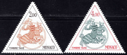 MONACO - 1982 - TAXE - Paire N° 71/72 ** - Neuf - Luxe - - Segnatasse