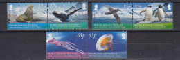 British Antarctic Territory (BAT) 50th Ann. Antarctic Treaty  2x3v ** Mnh (59611) - Nuevos