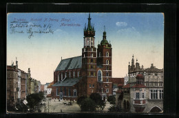 AK Krakau-Krakow, Marienkirche, Aussenansicht  - Polonia