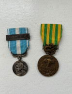 Lot De Deux Médailles, Coloniale Et CEFEO - Francia