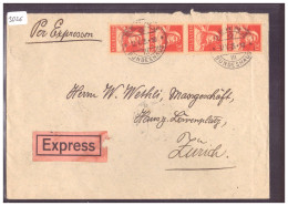 LETTRE EXPRESS POUR ZÜRICH - Storia Postale